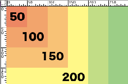 ホームページ用サイズ見本